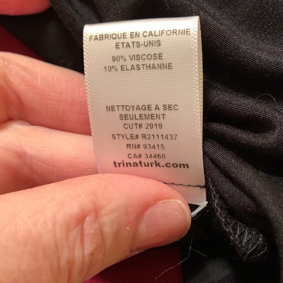 Trina Turk Sleeveless Maxi Dress with cowl neck and hoodie - Picture 12 of 12